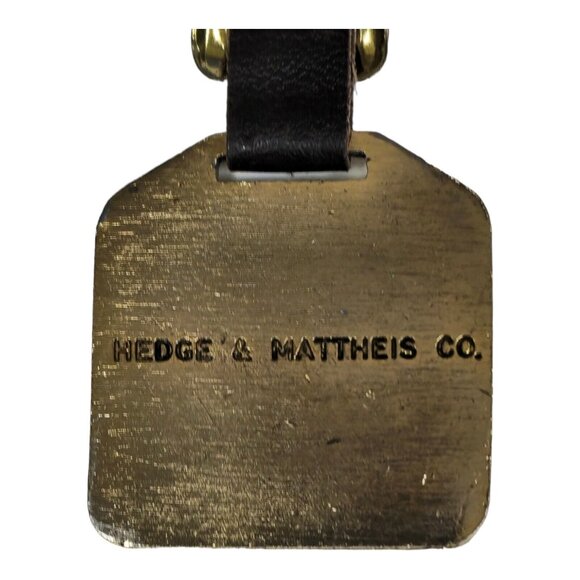 Vintage Bronze Watch Fob Warner & Swasey Gradall  Cleveland Ohio Heavy Machinery - Picture 6 of 11